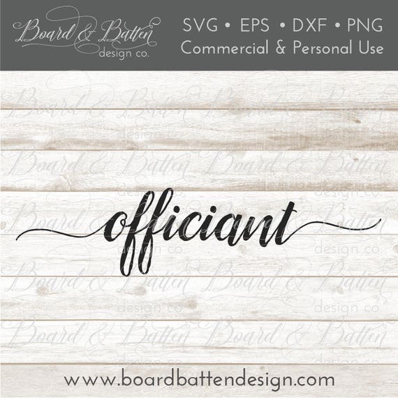 Download Officiant Svg File Officiant Dxf File Officiant Cut File Etsy