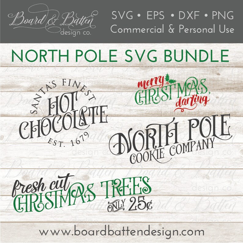 Download Christmas Svg Bundle Holiday Svg Bundle North Pole Svg Etsy PSD Mockup Templates