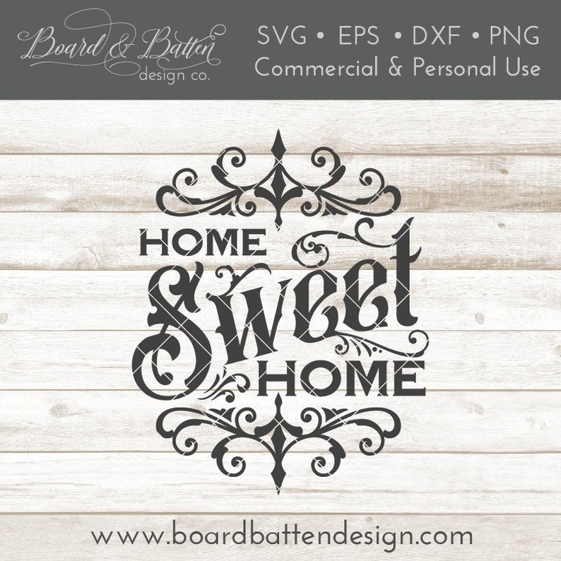 Download Home Sweet Home SVG File Vintage SVG Round SVG File | Etsy
