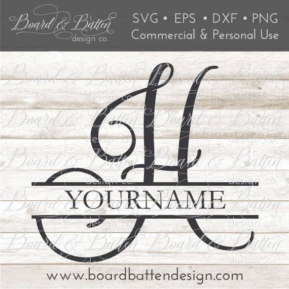 Download Split Letter H svg File Divided Initial SVG Split Monogram ...