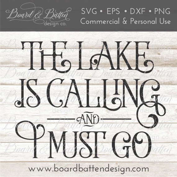 Download Lake SVG Files for Cricut Home Decor Svg Vector SVG Cut | Etsy