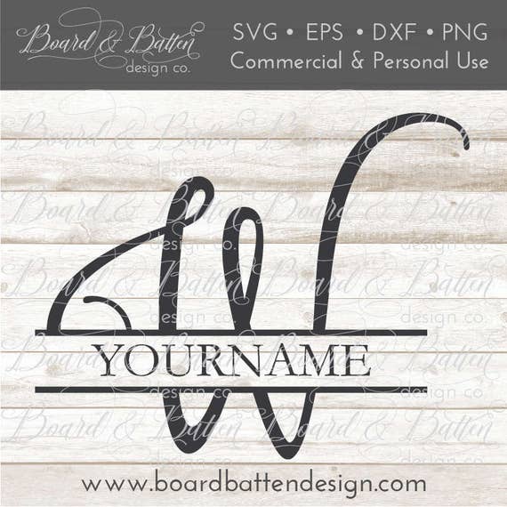 Download Split Letter W Svg Monogram Split W Svg Split Initial W Etsy
