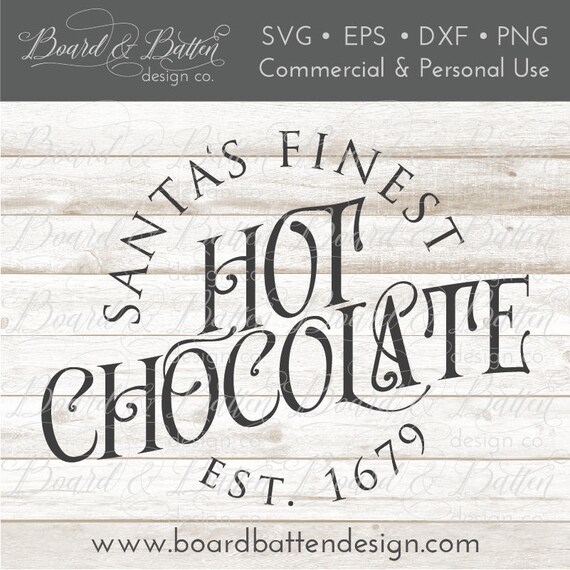 Download Hot Chocolate Svg File Christmas Svg Vintage Holiday Svg Etsy
