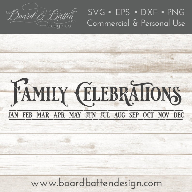 Download Family Celebration SVG Family Birthday SVG File Family | Etsy