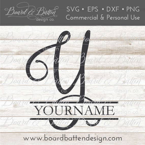 Download Letter Y Monogram Svg Split Initial Svg Split Monogram Y Etsy