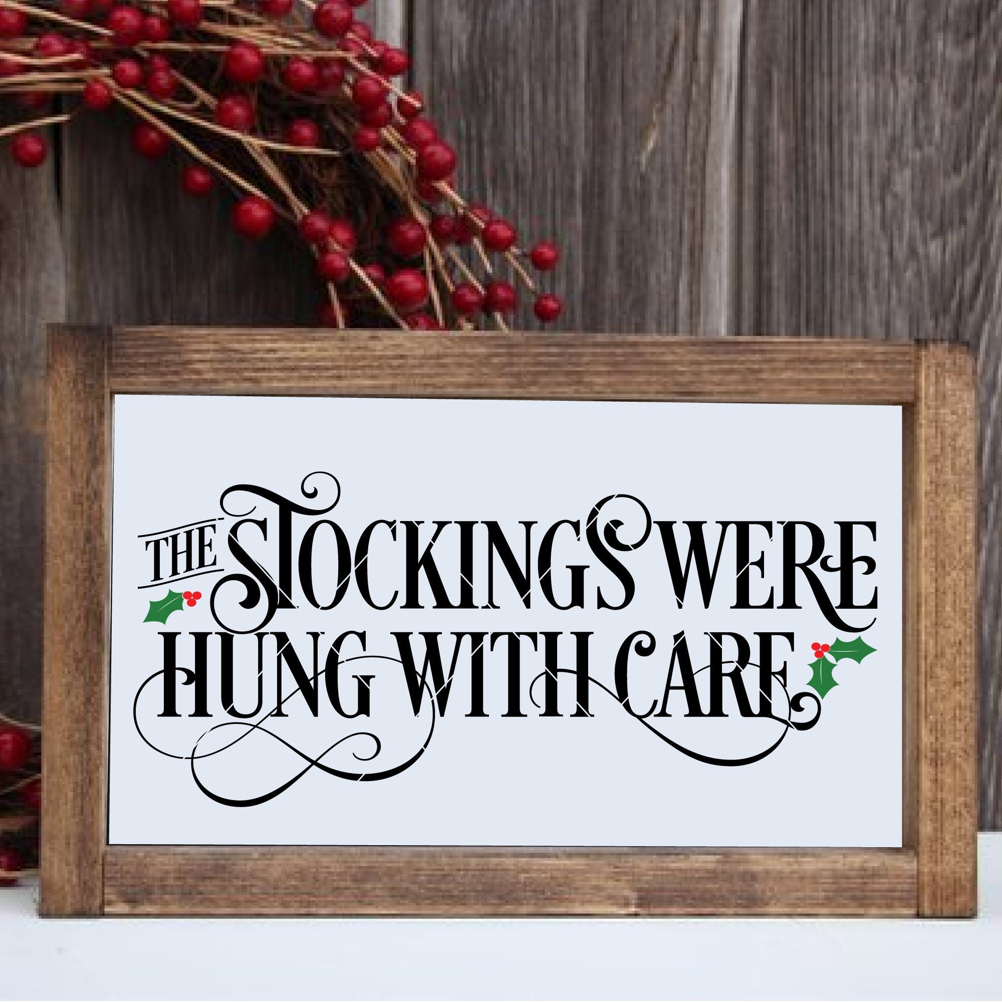 Stockings Were Hung SVG Christmas Stockings SVG File | Etsy