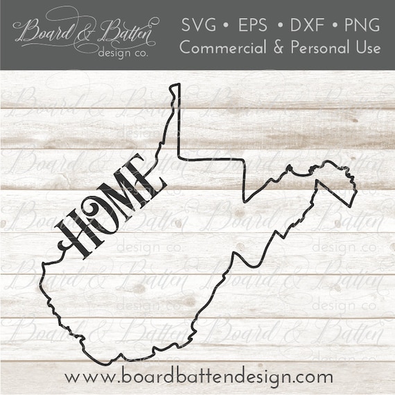 Download Wv Home Svg Files West Virginia Cutting File Wv Home Dxf Etsy