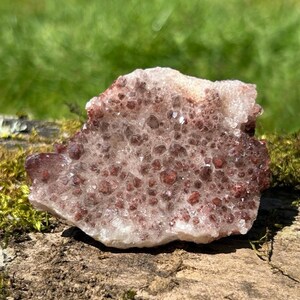 Red Iron Included Natural Quartz Crystal Collectors Specimen