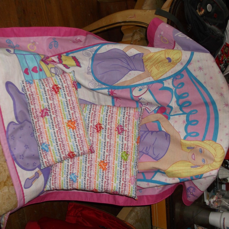 pink barbie blanket
