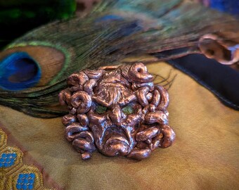 Medusa Head Pendant- Ytrona Gorgon Siren Sea Witch Greek Mythology Water