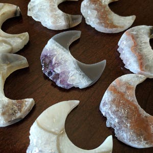 Amethyst Moon Crescent Moon Slices image 3