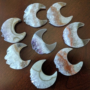 Amethyst Moon Crescent Moon Slices image 2