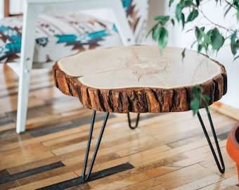 Coffee table, Live Edge Coffee Table, Round Coffee Table, Rustic coffee tables, Wood coffee table, Acacia