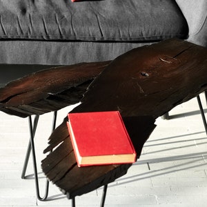 Holz Nisttische, Schwarze Nisttische, Einzigartige Couchtische, Holz Couchtische, Mooreiche Tische, Mid Century Modern Tisch, Beistelltisch