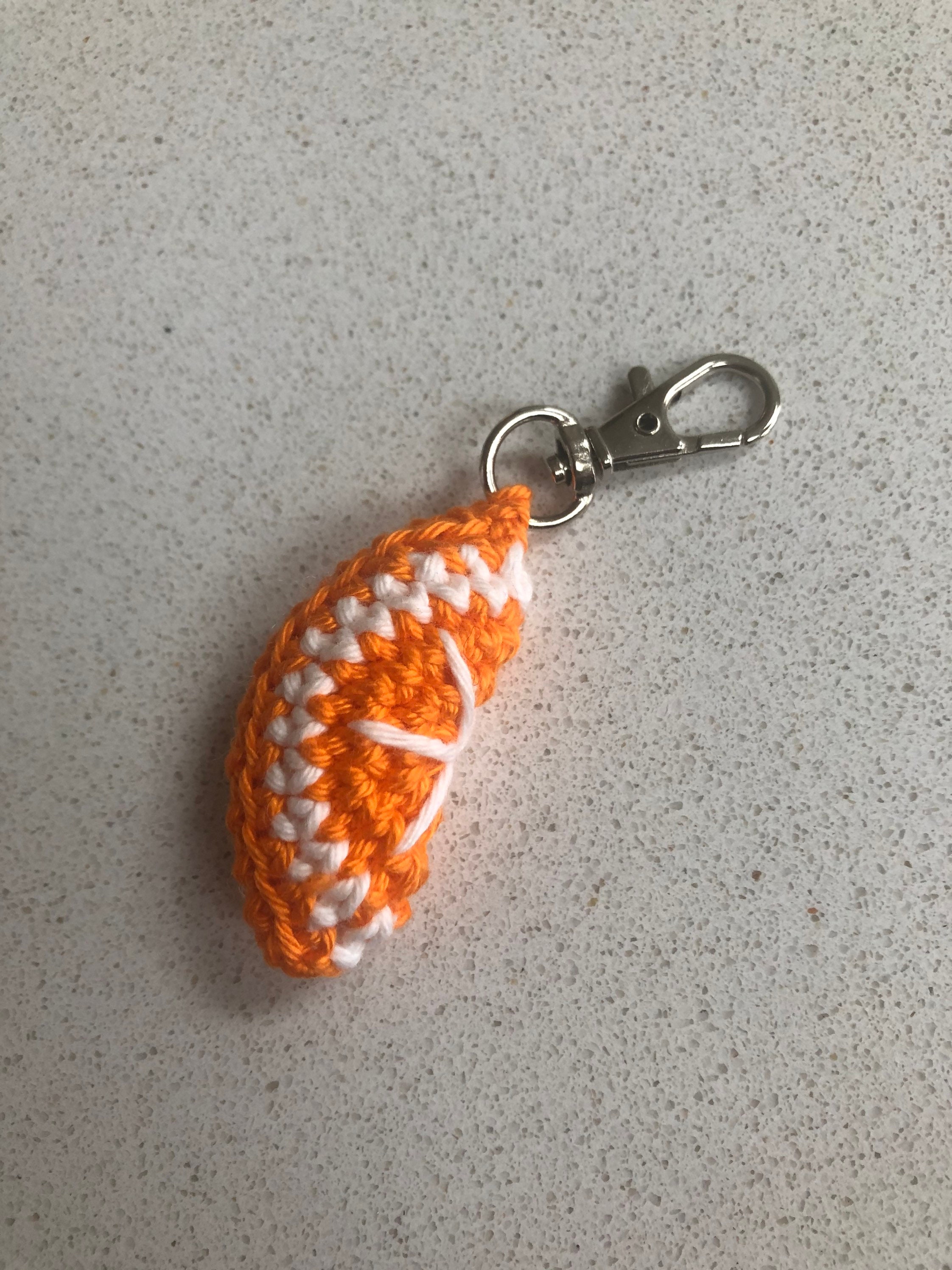 Cute orange key chain orange key ring dinky orange key fob Etsy