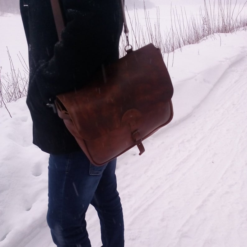 rustic briefcase