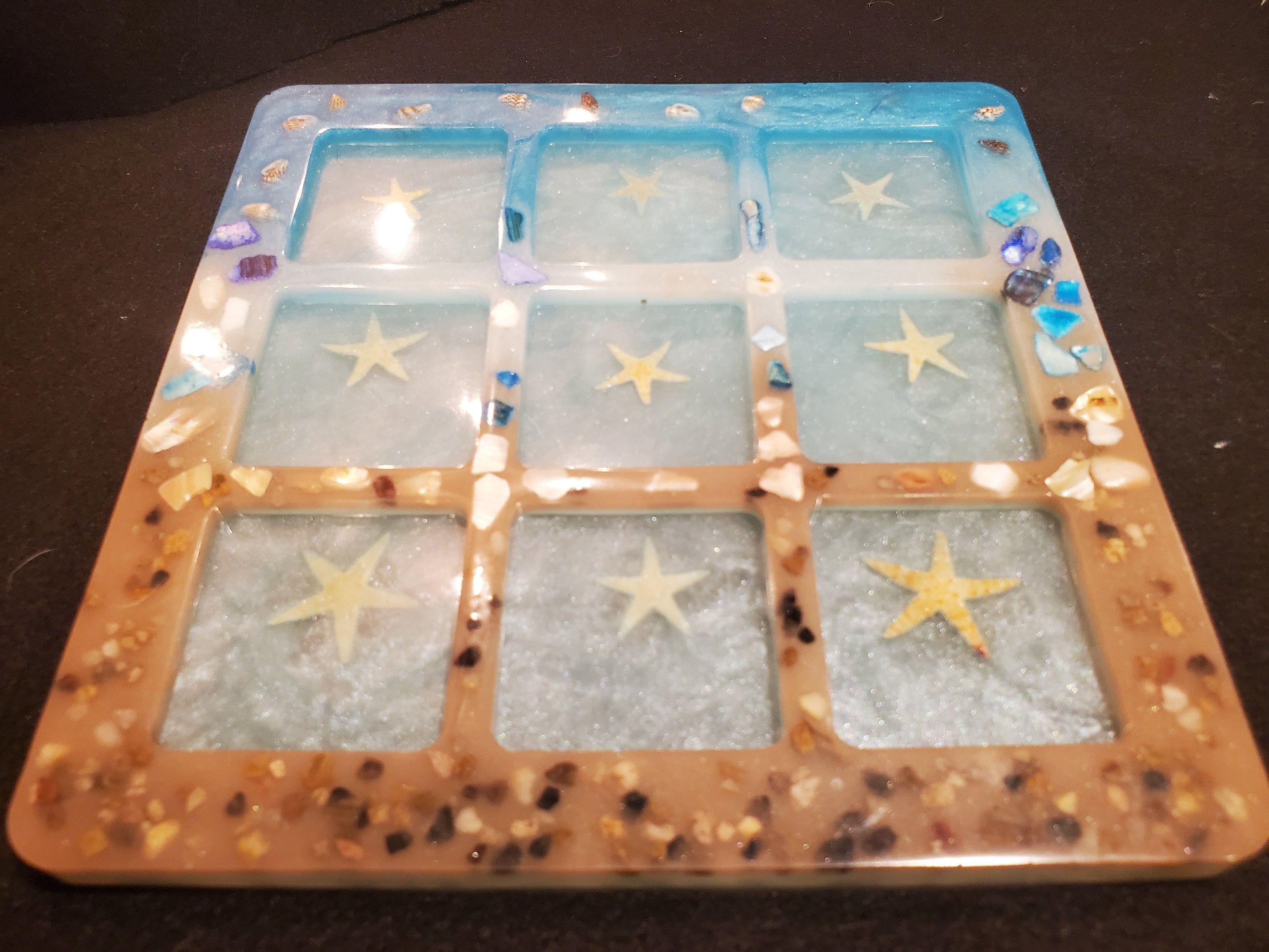 Tic tac toe boards resin Etsy