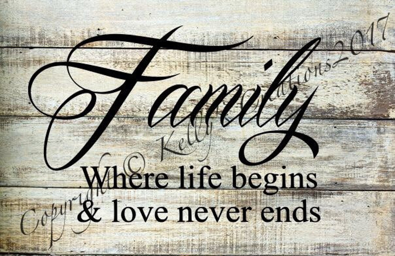 Family Where Life Begins Quote SVG - ESP - PNG File Cuttimg File - Etsy