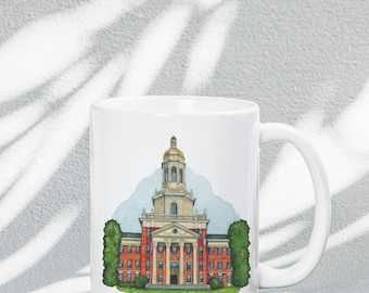 Watercolor Baylor University Mug: Pat Neff Hall Art