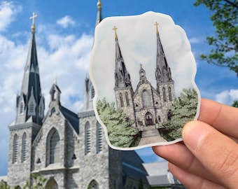 Villanova University Sticker: St. Thomas of Villanova Church Vinyl Decal