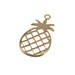 Gold Pineapple Charms, Pineapple Charm, Pineapple Shape Pendant, Summer Style, Tropical Jewelry, Pineapple Silhouette Charm
