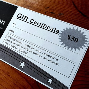 GIFT Certificate for meraki moon