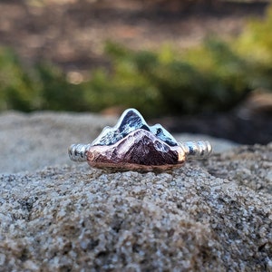 Handmade MOUNTAIN ring