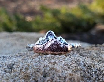 Handmade MOUNTAIN ring