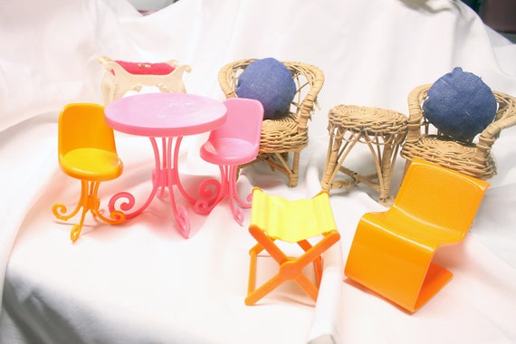 barbie furniture lot