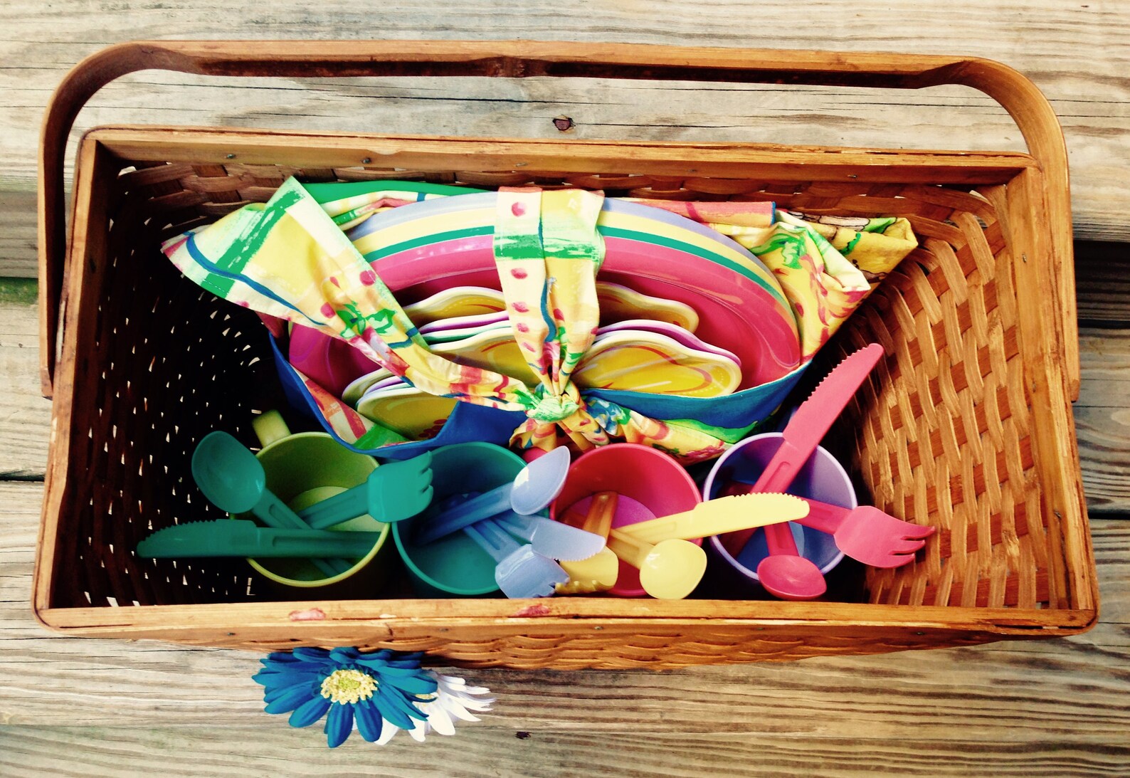 Picnic Set Mothers Day Mommy & Me Picnic Basket Etsy