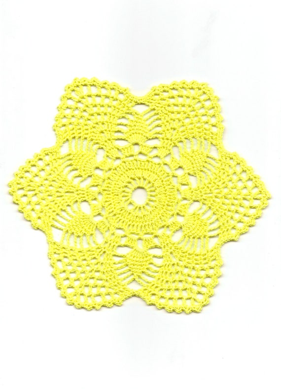 Crochet Doily Small Crocheted Doilies Home Decor Handmade | Etsy