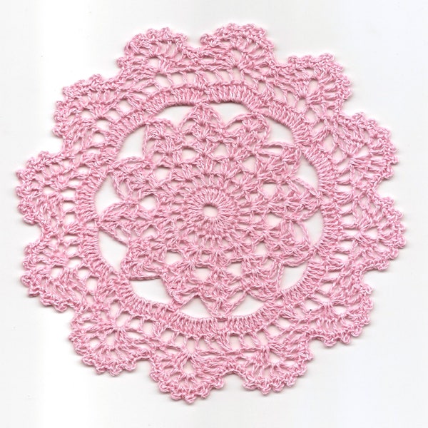 Eco Friendly Crochet Doily Lace Lacy Doilies Elegant Linen Table Decor French Romantic Shabby Chic Wedding Retro Vintage Natural Pastel Pink