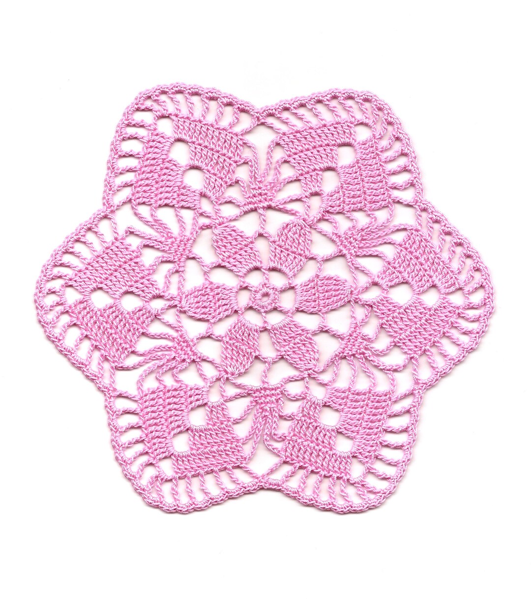 Crochet Doily Wedding Doilies Handmade Round Home Decor Table