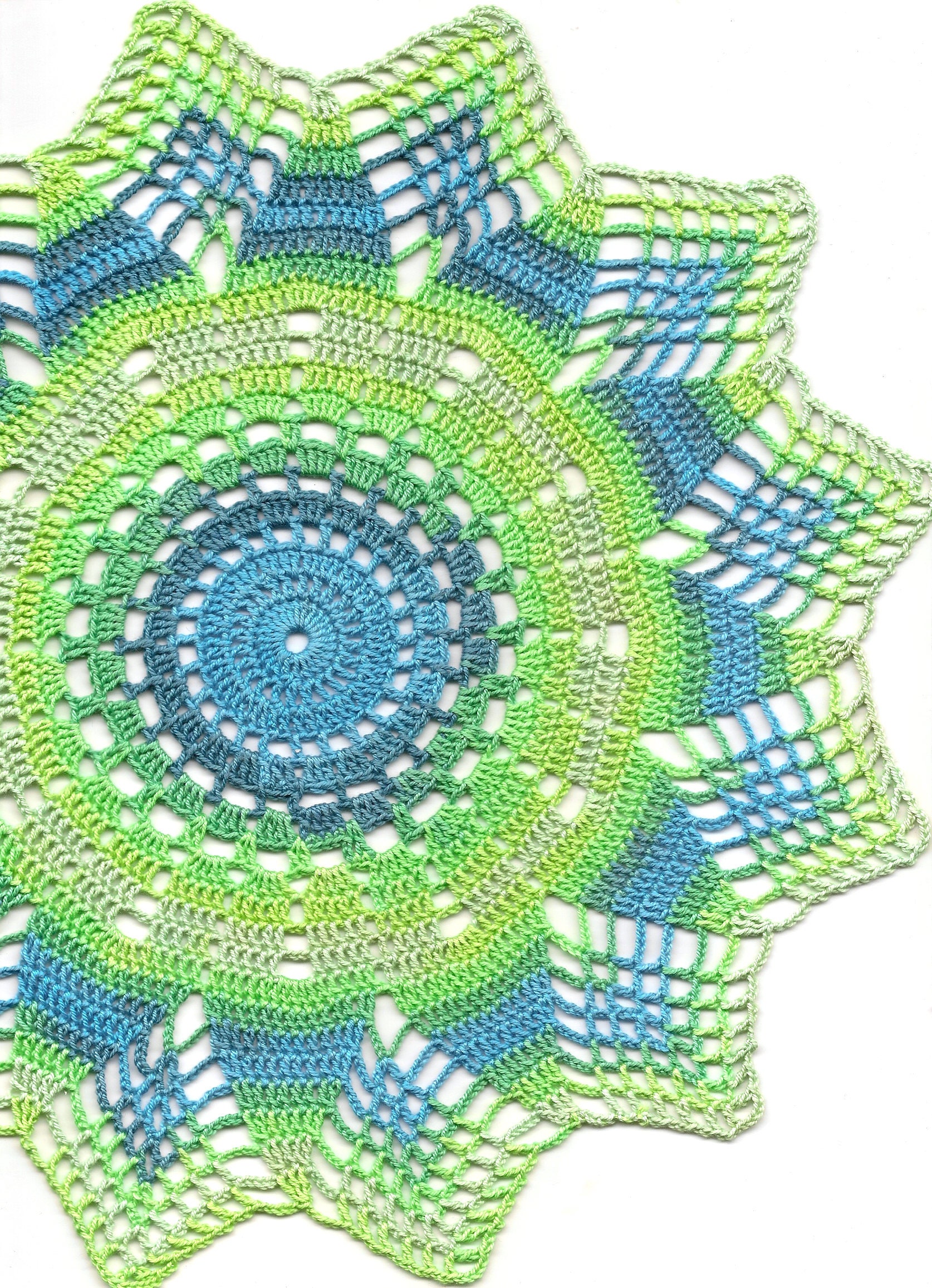 Crochet Doily Lace Doilies Table Decor Crocheted Doily Etsy