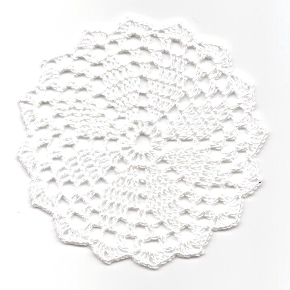 Crochet Doilies Mini Doilies Set of 12 Handmade Crochet Etsy