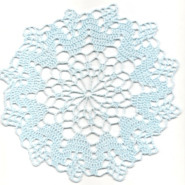 Blue Paper Doilies Etsy