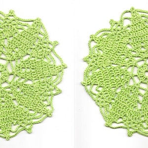 Crochet Doilies Set of 2 Cotton Doily Medium Size Doily Home Wedding Decor Interior Housewarming Gift Set Coasters Handmade Doilies Vintage
