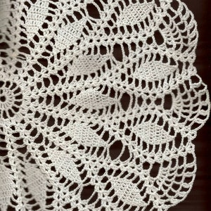 Crochet Doily Lace Doilies Table Decoration Crocheted Doily Centerpiece Wedding Doily Napkin Boho Bohemian Decor Round Flower Cotton