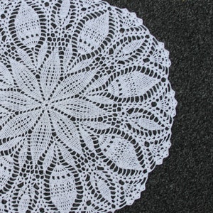 Crochet Doily Natural White Doilies Pure Cotton Eco Friendly Round Placemat Wedding Country Style Decor Flower Mandala Home Interior Decor