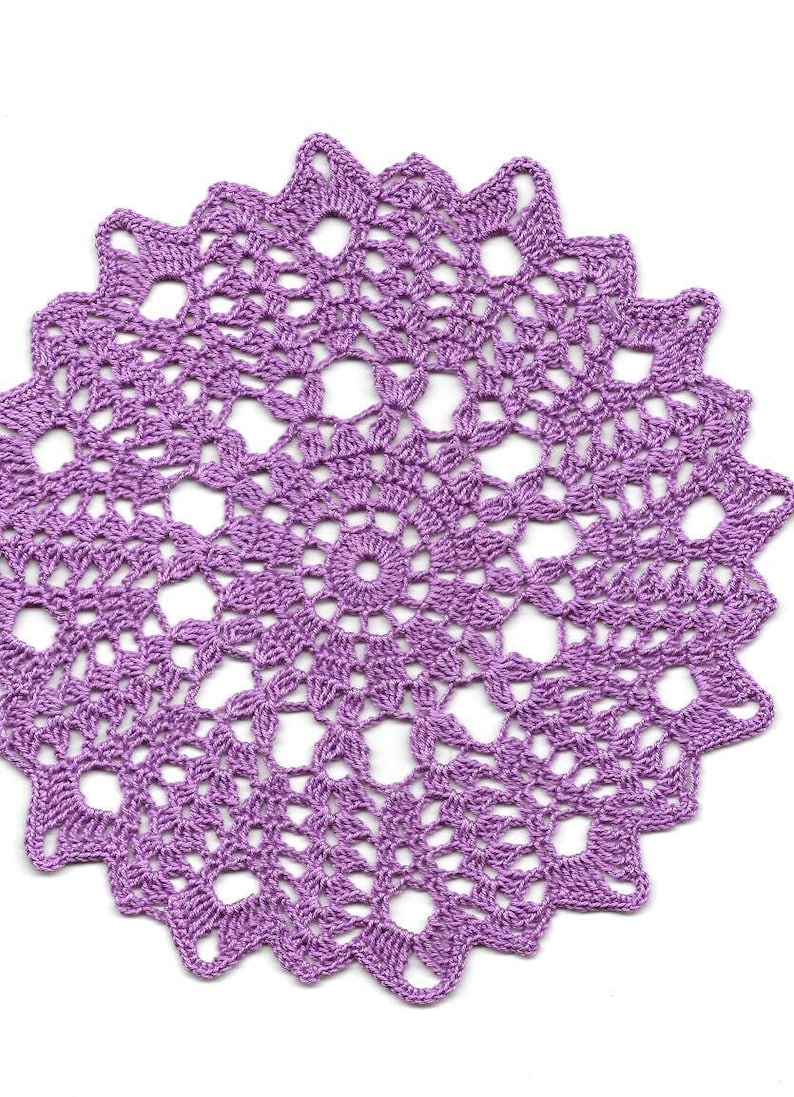 Crochet Doily Small Crocheted Doilies Home Decor Handmade Etsy UK