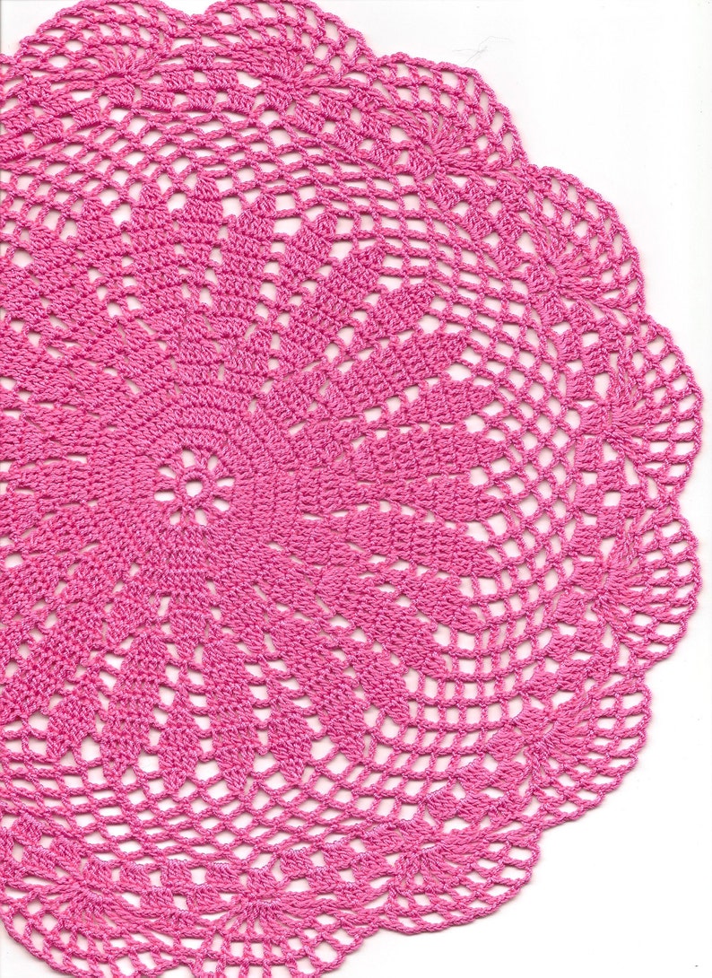 DOILY POLY CROCHET LACE WITH FOIL & SCALLOP 2 SIDE  | 20633-FOIL