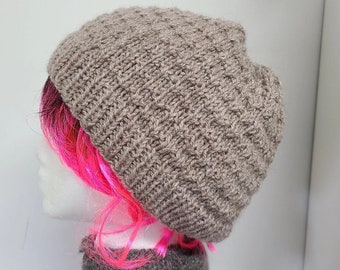 100% Alpaca Beanie Winter Hat