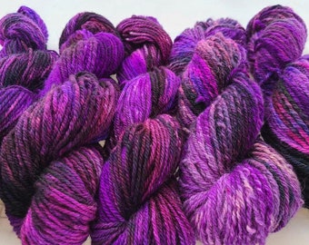 Purple Haze 3 Ply Worsted Mill Ends