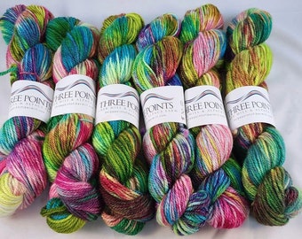 Tie Dye 3 Ply Worsted 100% Alpaca