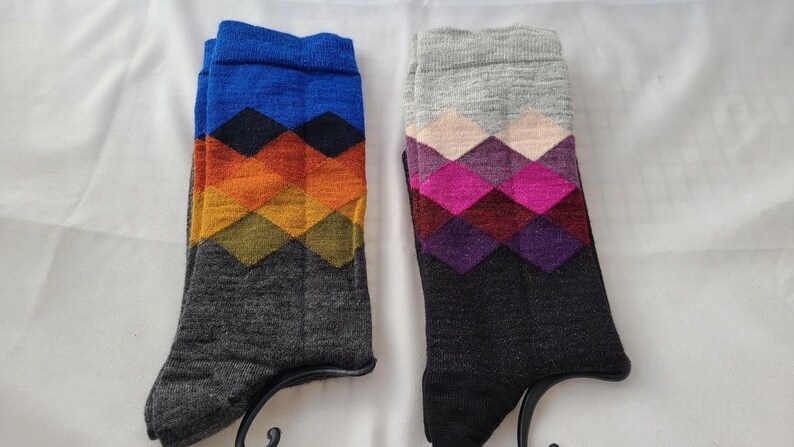 Harlequin Alpaca Socks image 1