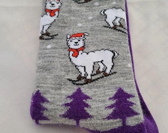 Winter Wonderland Alpaca Socks