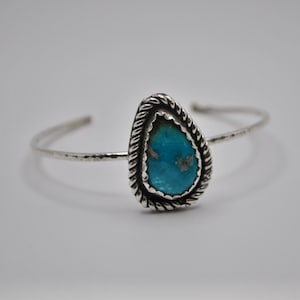 Sterling Silver Turquoise Cuff Bangle