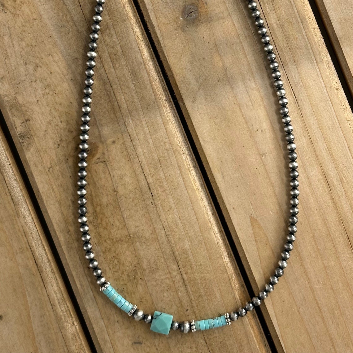 Navajo Pearls and Turquoise Necklace Authentic Beads and Etsy