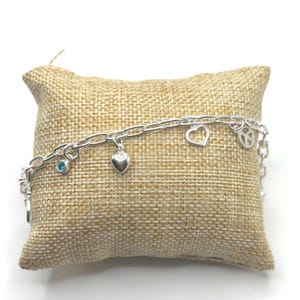 Sterling Silver Charm Bracelet