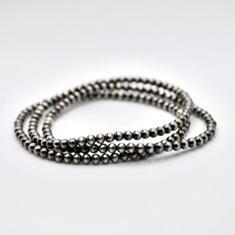 Navajo Pearls Mixed Stretch Bracelet-8mm main image 1